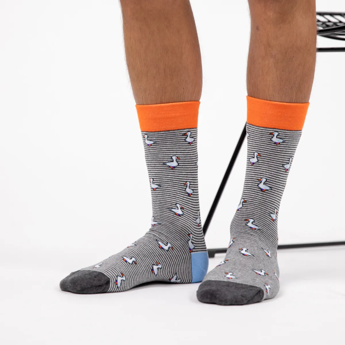 chaussettes_en_coton_peign_animaux__oie_3.webp BILLYBELT Chaussettes en coton peigné Animaux ->Homme Chaussettes Fantaisie