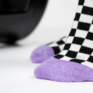 BILLYBELT Chaussettes en coton peigné Carreaux ->Femme Chaussettes Fantaisie