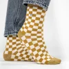 BILLYBELT Chaussettes en coton peigné Carreaux ->Femme Chaussettes Fantaisie