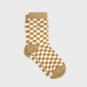 BILLYBELT Chaussettes en coton peigné Carreaux ->Femme Chaussettes Fantaisie