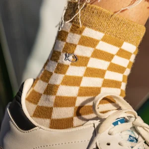 BILLYBELT Chaussettes en coton peigné Carreaux ->Femme Chaussettes Fantaisie