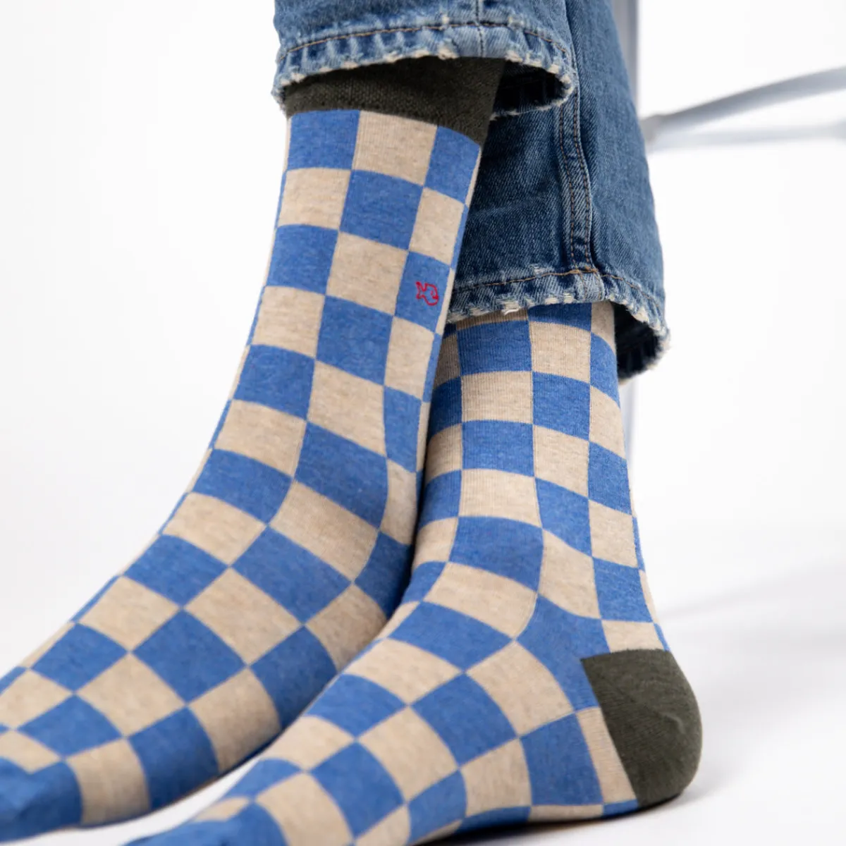 chaussettes_en_coton_peign_carreaux__spa_2.webp BILLYBELT Chaussettes en coton peigné Carreaux ->Homme Chaussettes Fantaisie