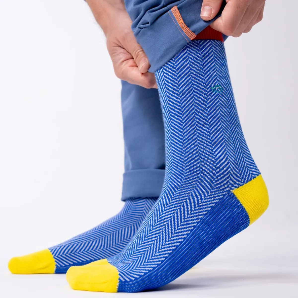 chaussettes_en_coton_peign_chevrons__danoise_4.webp BILLYBELT Chaussettes en coton peigné Chevrons ->Homme Chaussettes Fantaisie
