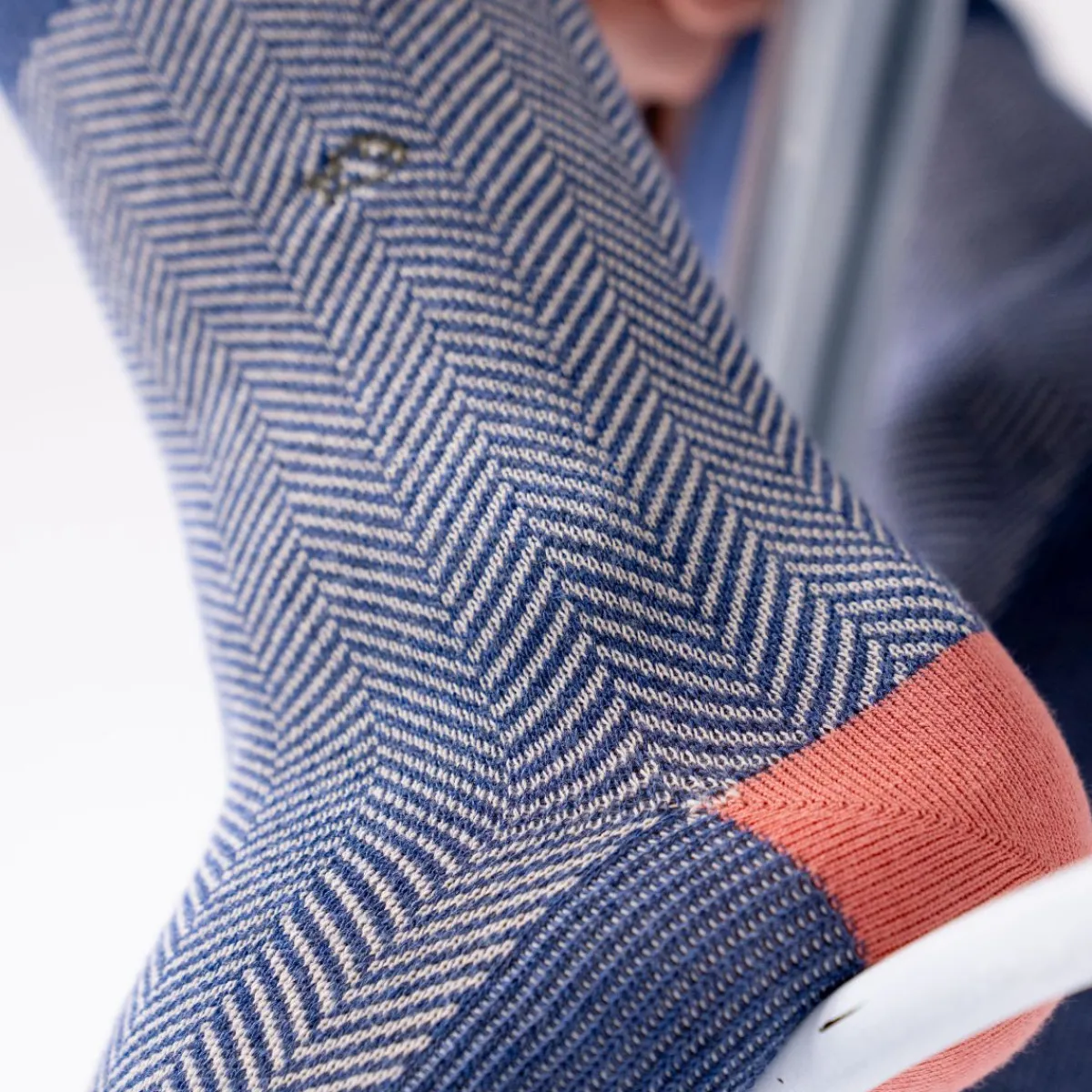 chaussettes_en_coton_peign_chevrons__disko_2.webp BILLYBELT Chaussettes en coton peigné Chevrons ->Homme Chaussettes Fantaisie