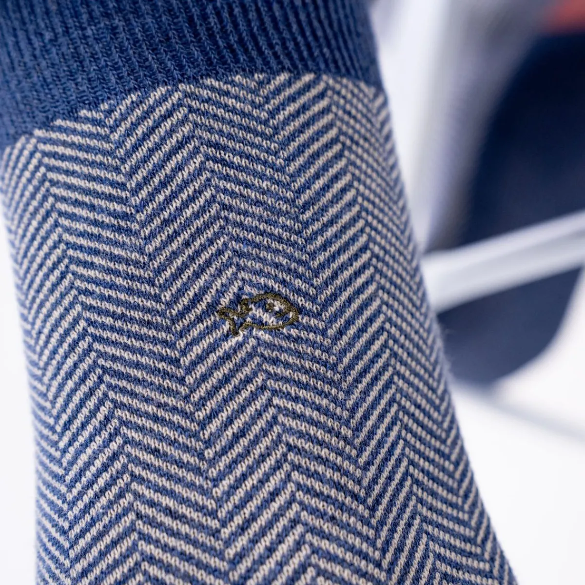 chaussettes_en_coton_peign_chevrons__disko_4.webp BILLYBELT Chaussettes en coton peigné Chevrons ->Homme Chaussettes Fantaisie