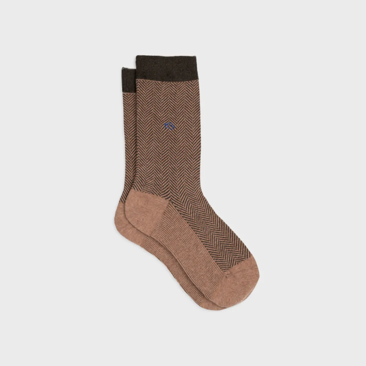 chaussettes_en_coton_peign_chevrons__marmotte_1.webp BILLYBELT Chaussettes en coton peigné Chevrons ->Homme Chaussettes Fantaisie