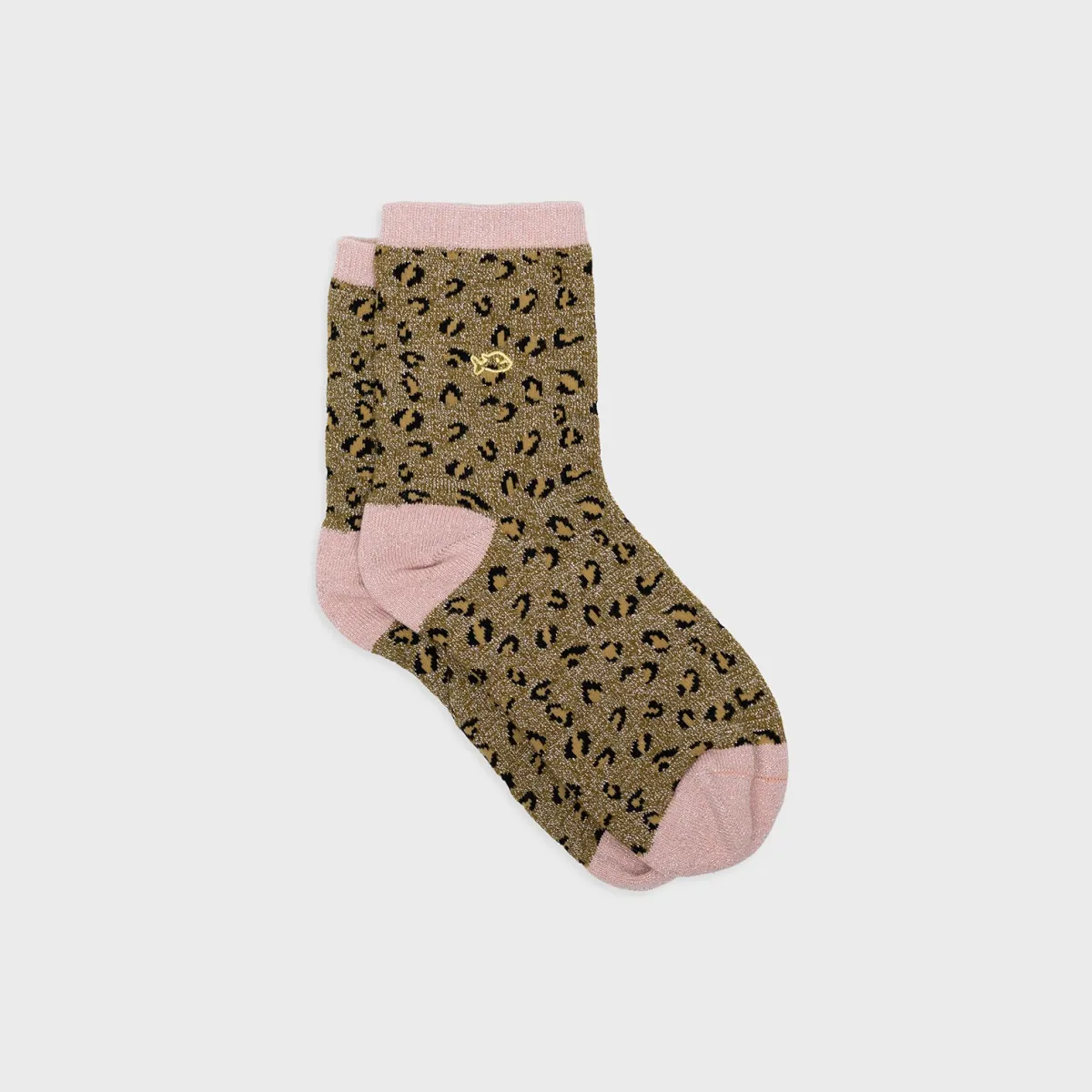 chaussettes_en_coton_peign_lopard__vert_olive_1.webp BILLYBELT Chaussettes en coton peigné Léopard ->Femme Chaussettes Fantaisie