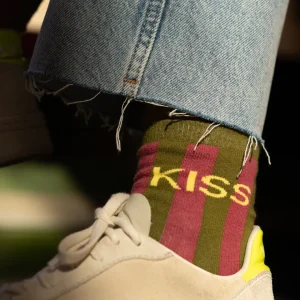 BILLYBELT Chaussettes en coton peigné Rayées ->Femme Chaussettes Fantaisie