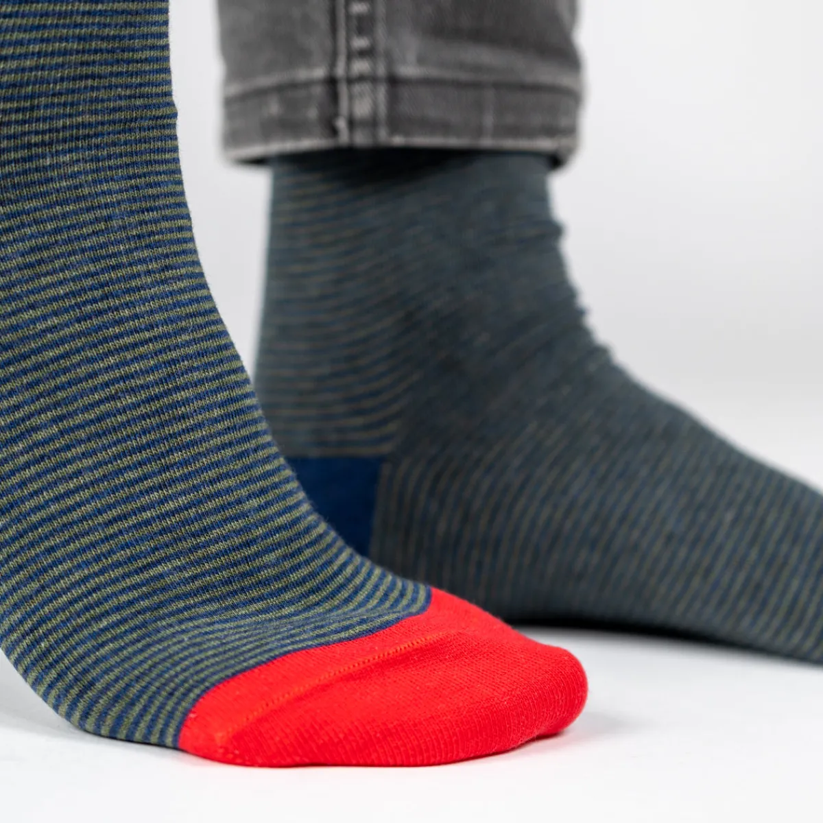 chaussettes_en_coton_peign_rayes__lgante_2.webp BILLYBELT Chaussettes en coton peigné Rayées - Élégante>Homme Chaussettes Fantaisie