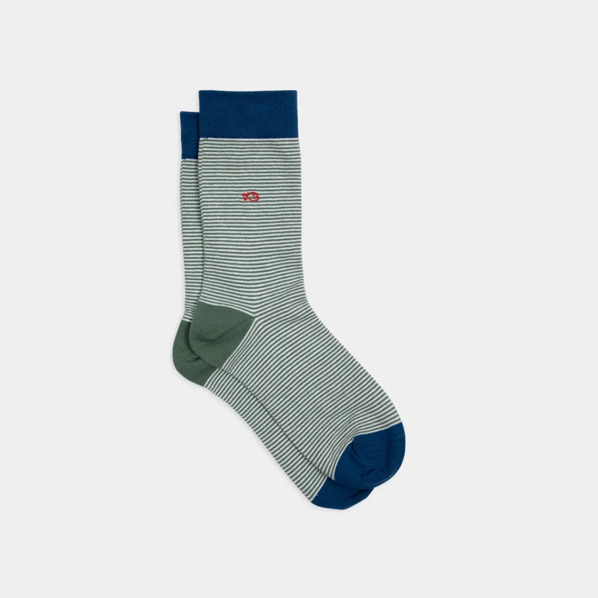 chaussettes_en_coton_peign_rayes__naturelle_1.webp BILLYBELT Chaussettes en coton peigné Rayées - Naturelle>Homme Chaussettes Fantaisie