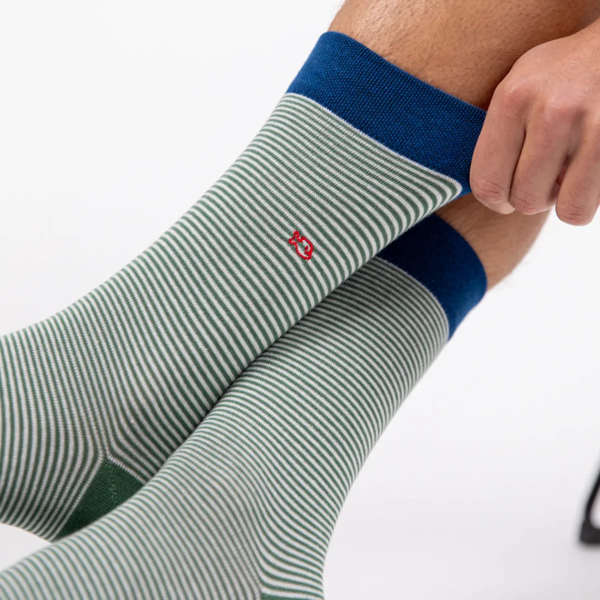 chaussettes_en_coton_peign_rayes__naturelle_3.webp BILLYBELT Chaussettes en coton peigné Rayées - Naturelle>Homme Chaussettes Fantaisie
