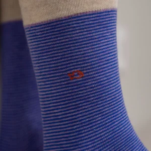 BILLYBELT Chaussettes en coton peigné Rayées - Vibrante>Homme Chaussettes Fantaisie