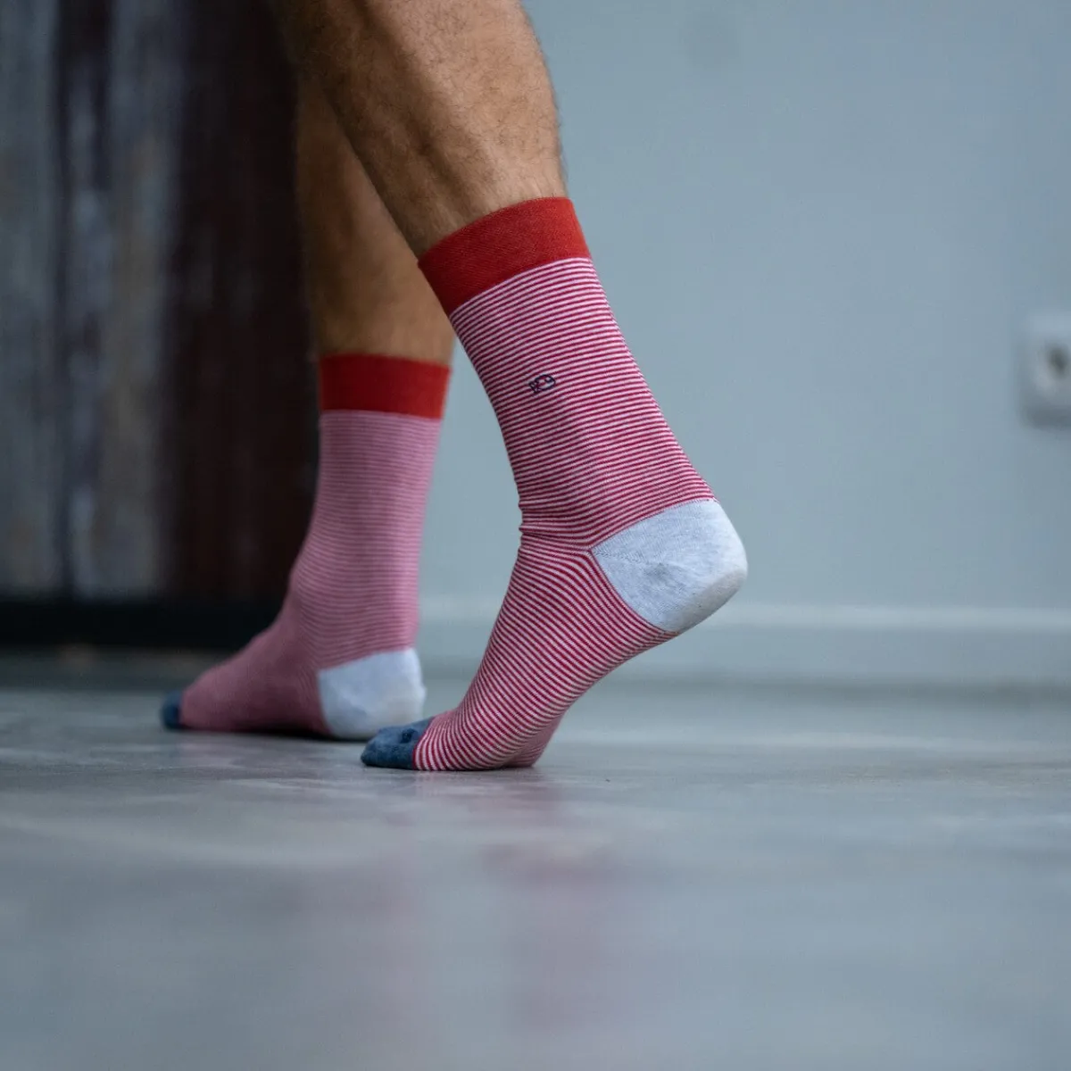 chaussettes_en_coton_peign_rayes__waldo_2.webp BILLYBELT Chaussettes en coton peigné Rayées - Waldo>Homme Chaussettes Fantaisie