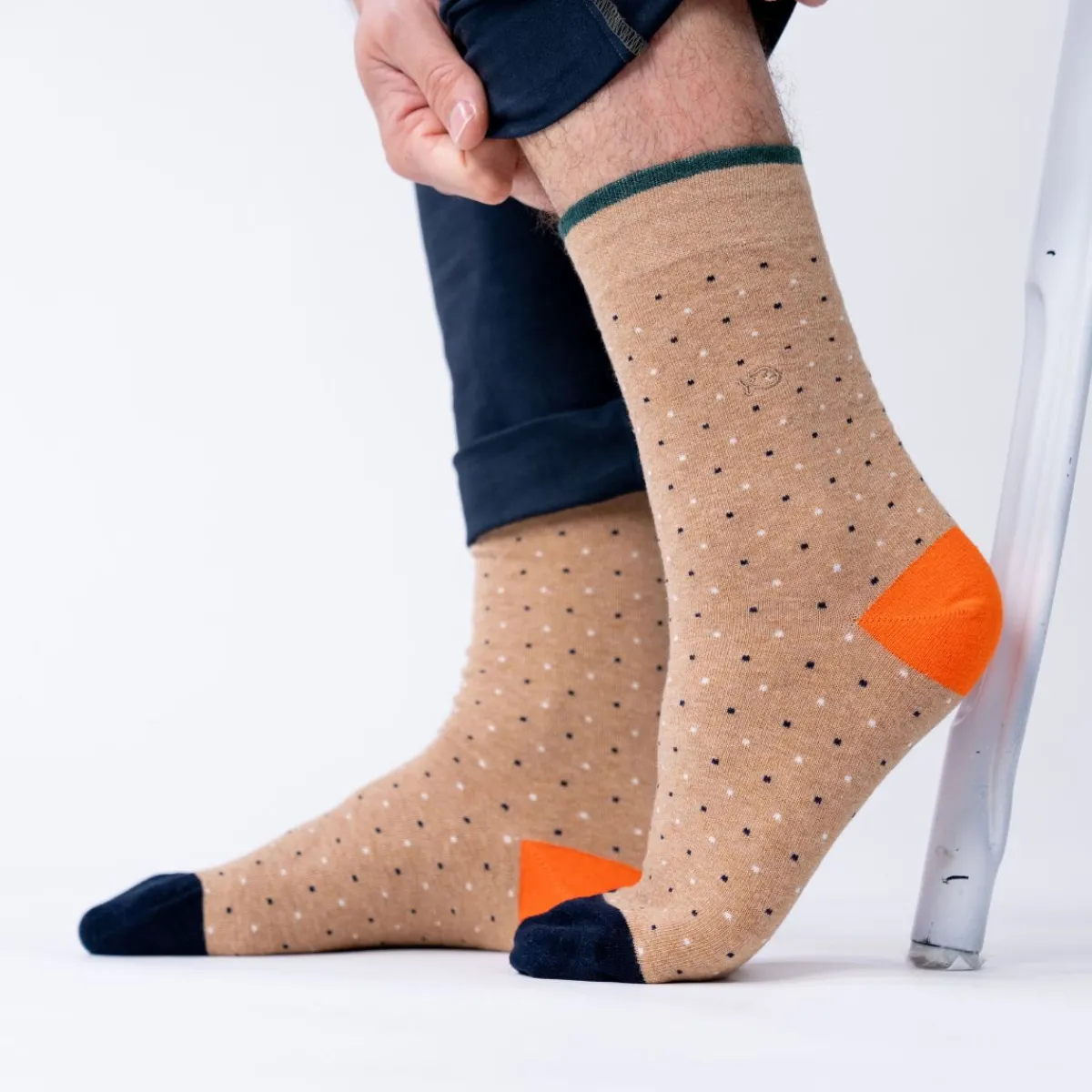 chaussettes_en_coton_peign_square__gingembre_0.webp BILLYBELT Chaussettes en coton peigné Square - Gingembre>Homme Chaussettes Fantaisie