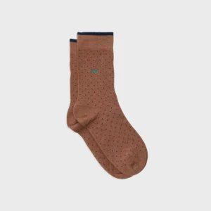 BILLYBELT Chaussettes en coton peigné Square - Marron>Homme Chaussettes Fantaisie
