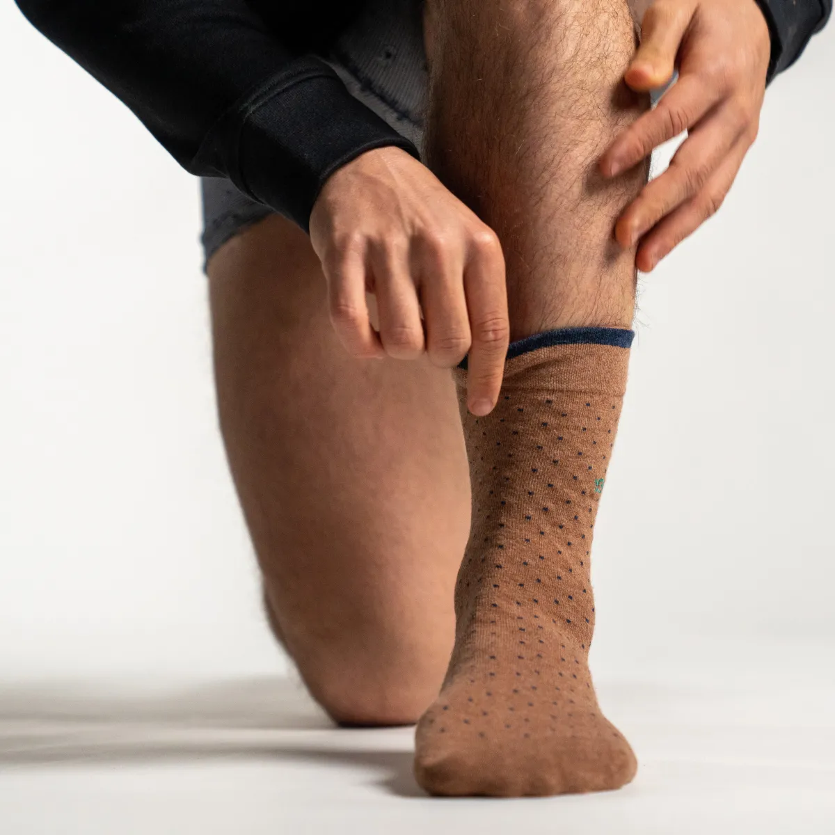 chaussettes_en_coton_peign_square__marron_2.webp BILLYBELT Chaussettes en coton peigné Square - Marron>Homme Chaussettes Fantaisie