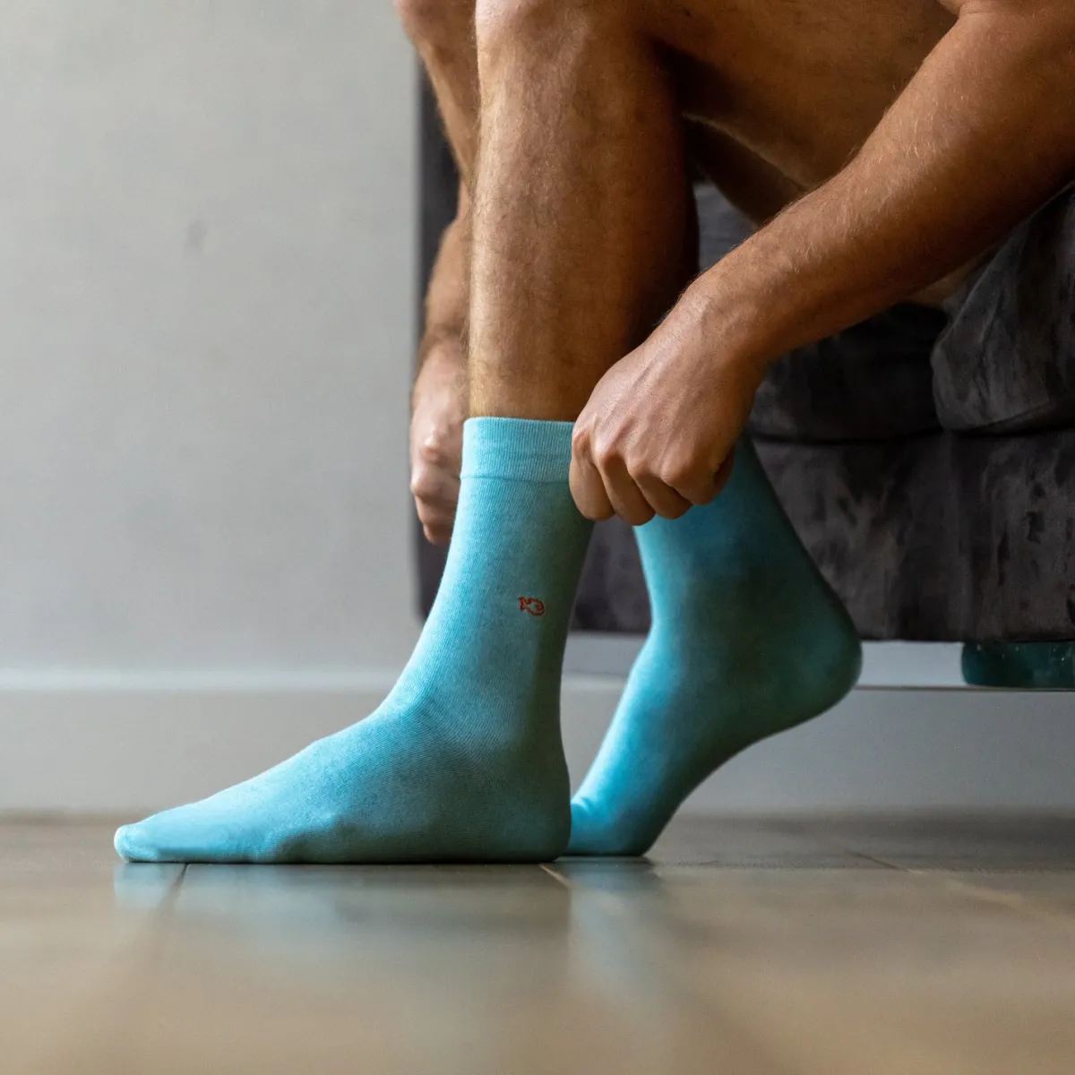 chaussettes_en_coton_peign_unies__azurin_0.webp BILLYBELT Chaussettes en coton peigné Unies - Azurin>Homme Chaussettes Unies