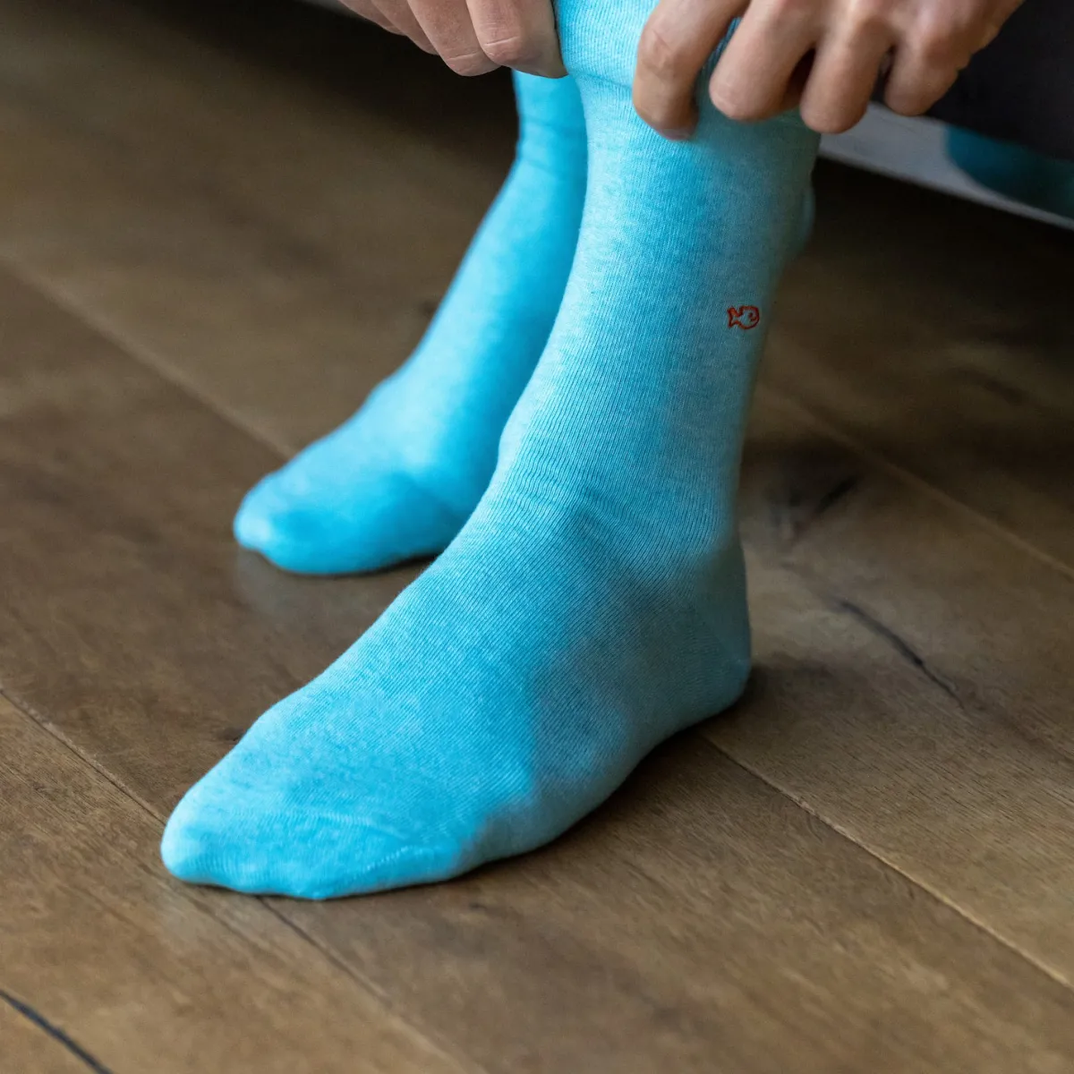 chaussettes_en_coton_peign_unies__azurin_2.webp BILLYBELT Chaussettes en coton peigné Unies - Azurin>Homme Chaussettes Unies