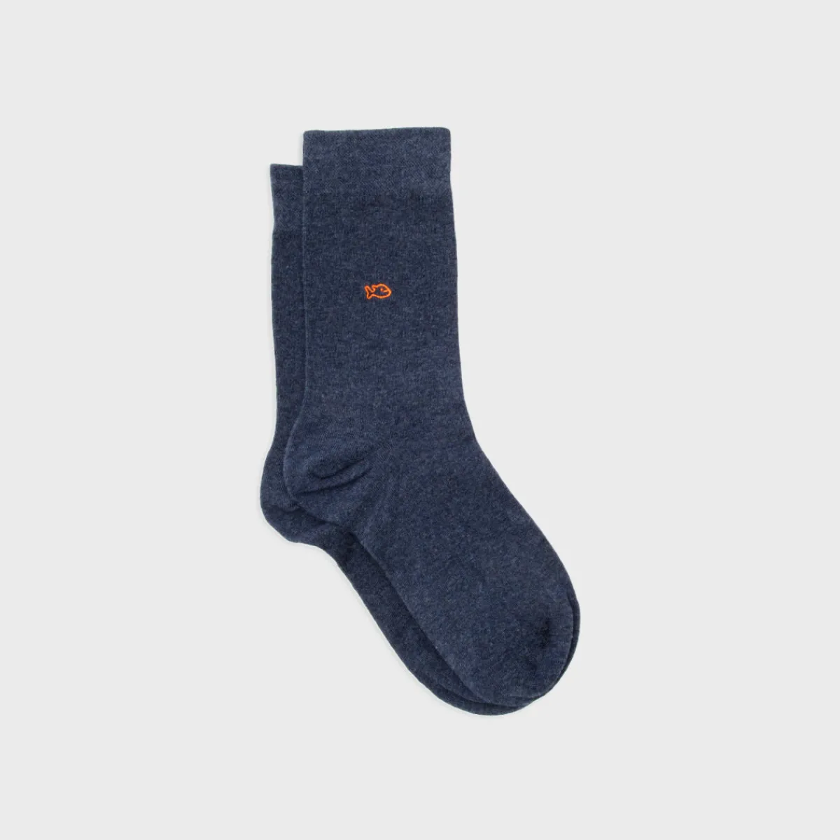 chaussettes_en_coton_peign_unies__bleu_chin_1-1.webp BILLYBELT Chaussettes en coton peigné Unies - Bleu chiné>Homme Chaussettes Unies