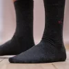 BILLYBELT Chaussettes en coton peigné Unies - Gris souris>Homme Chaussettes Unies