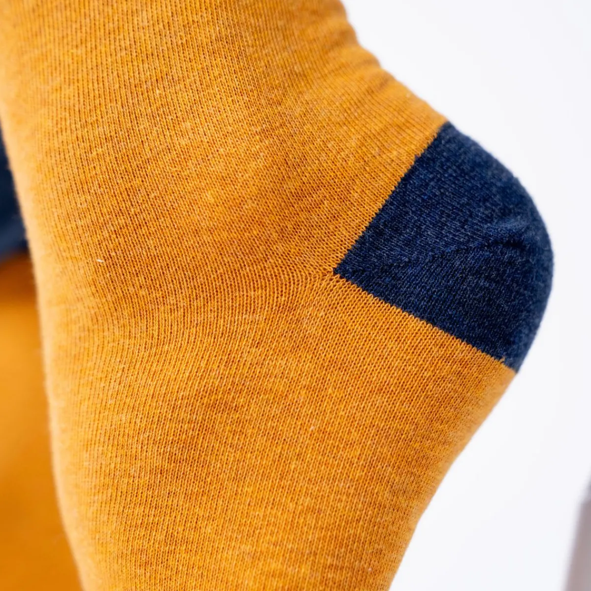 chaussettes_en_coton_peign_unies__jaune_chin_2.webp BILLYBELT Chaussettes en coton peigné Unies - Jaune chiné>Homme Chaussettes Unies