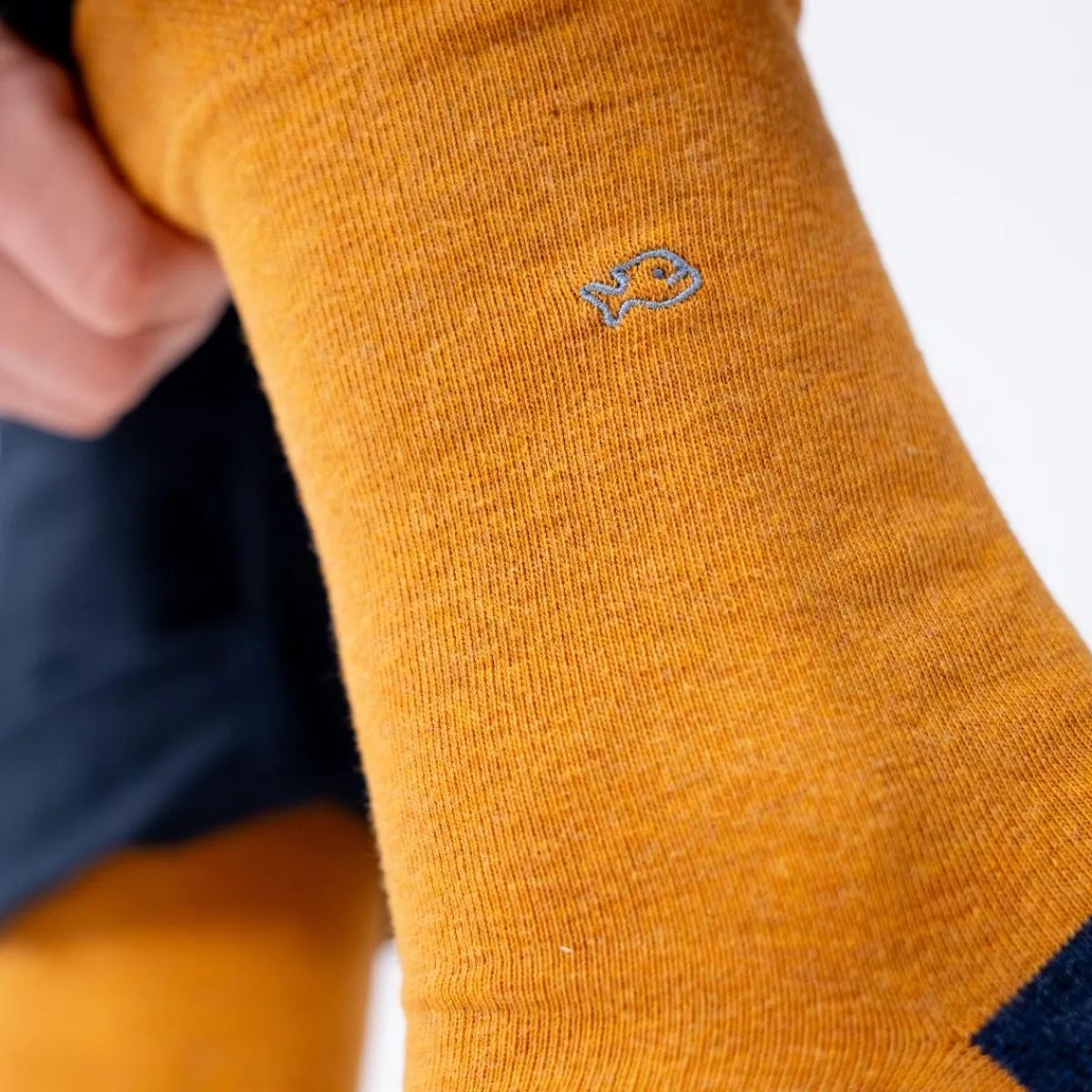 chaussettes_en_coton_peign_unies__jaune_chin_4.webp BILLYBELT Chaussettes en coton peigné Unies - Jaune chiné>Homme Chaussettes Unies