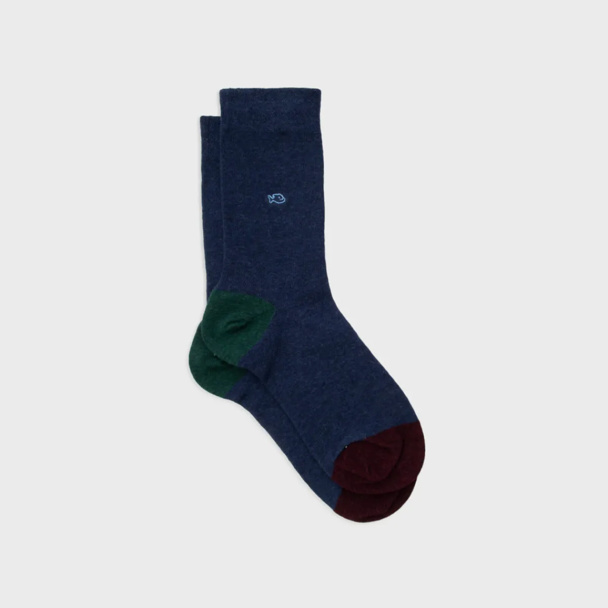 chaussettes_en_coton_peign_unies__marine_chin_1.webp BILLYBELT Chaussettes en coton peigné Unies - Marine chiné>Homme Chaussettes Unies