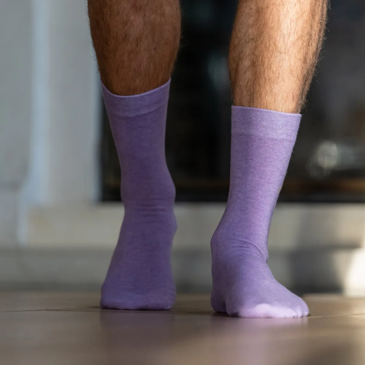 chaussettes_en_coton_peign_unies__mauve_0.webp BILLYBELT Chaussettes en coton peigné Unies - Mauve>Homme Chaussettes Unies