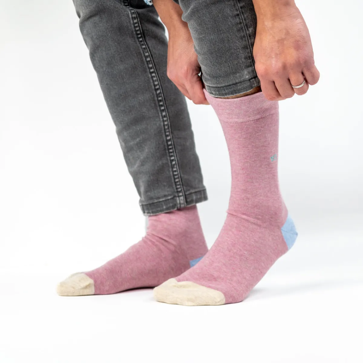 chaussettes_en_coton_peign_unies__rose_chin_3.webp BILLYBELT Chaussettes en coton peigné Unies ->Homme Chaussettes Unies