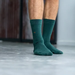 BILLYBELT Chaussettes en coton peigné Unies - Vert anglais>Homme Chaussettes Unies