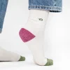 BILLYBELT Chaussettes en coton peigné Vintage - Blanc>Femme Chaussettes Fantaisie