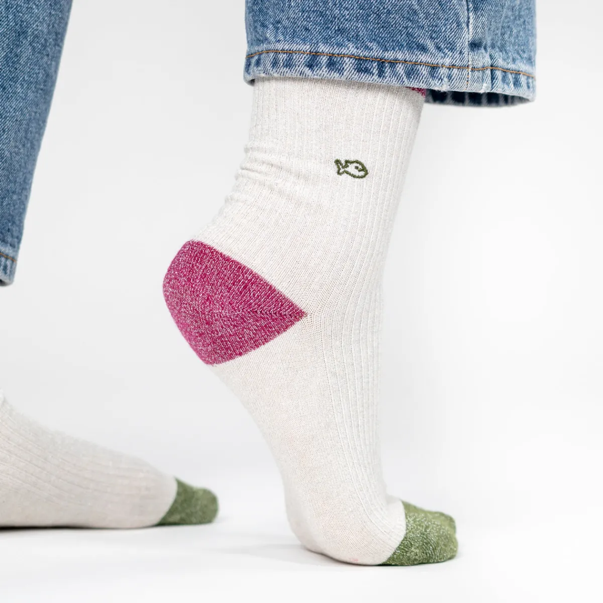 chaussettes_en_coton_peign_vintage__blanc_0.webp BILLYBELT Chaussettes en coton peigné Vintage - Blanc>Femme Chaussettes Fantaisie