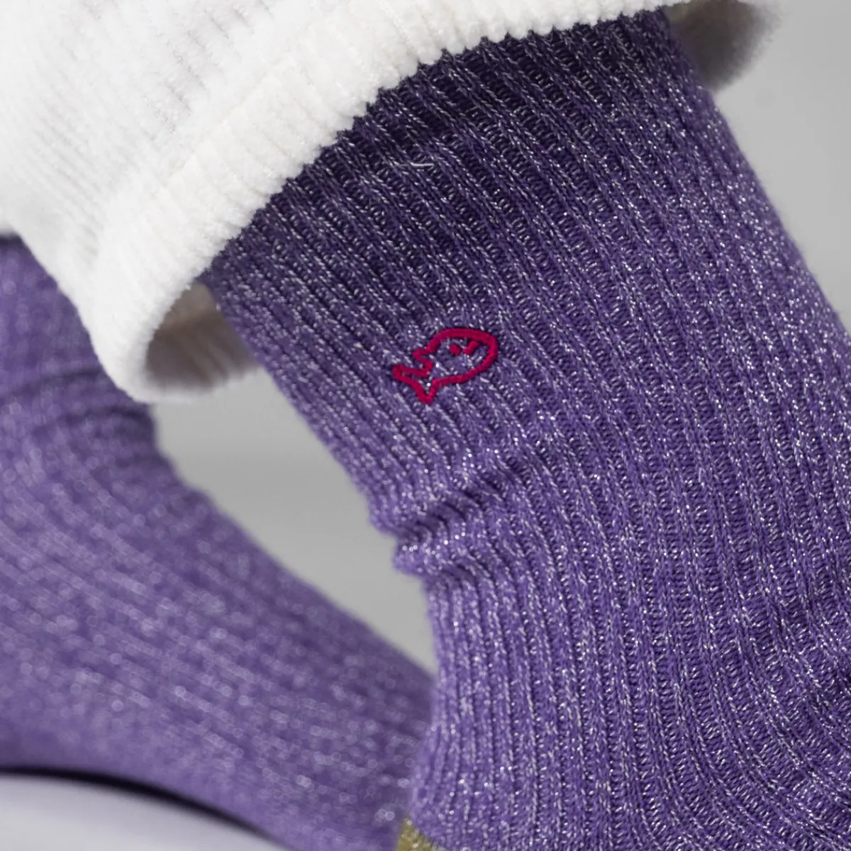 chaussettes_en_coton_peign_vintage__indigo_3.webp BILLYBELT Chaussettes en coton peigné Vintage - Indigo>Femme Chaussettes Fantaisie