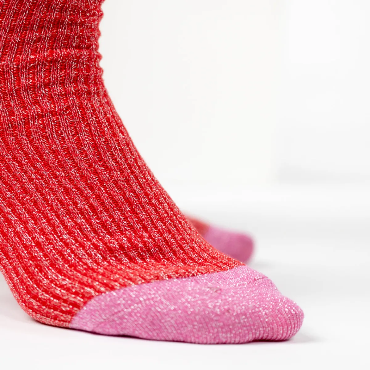 chaussettes_en_coton_peign_vintage__rouge_2.webp BILLYBELT Chaussettes en coton peigné Vintage - Rouge>Femme Chaussettes Fantaisie