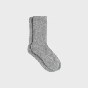 BILLYBELT Chaussettes en laine avec angora>Femme Chaussettes Chaudes | Chaussettes Unies