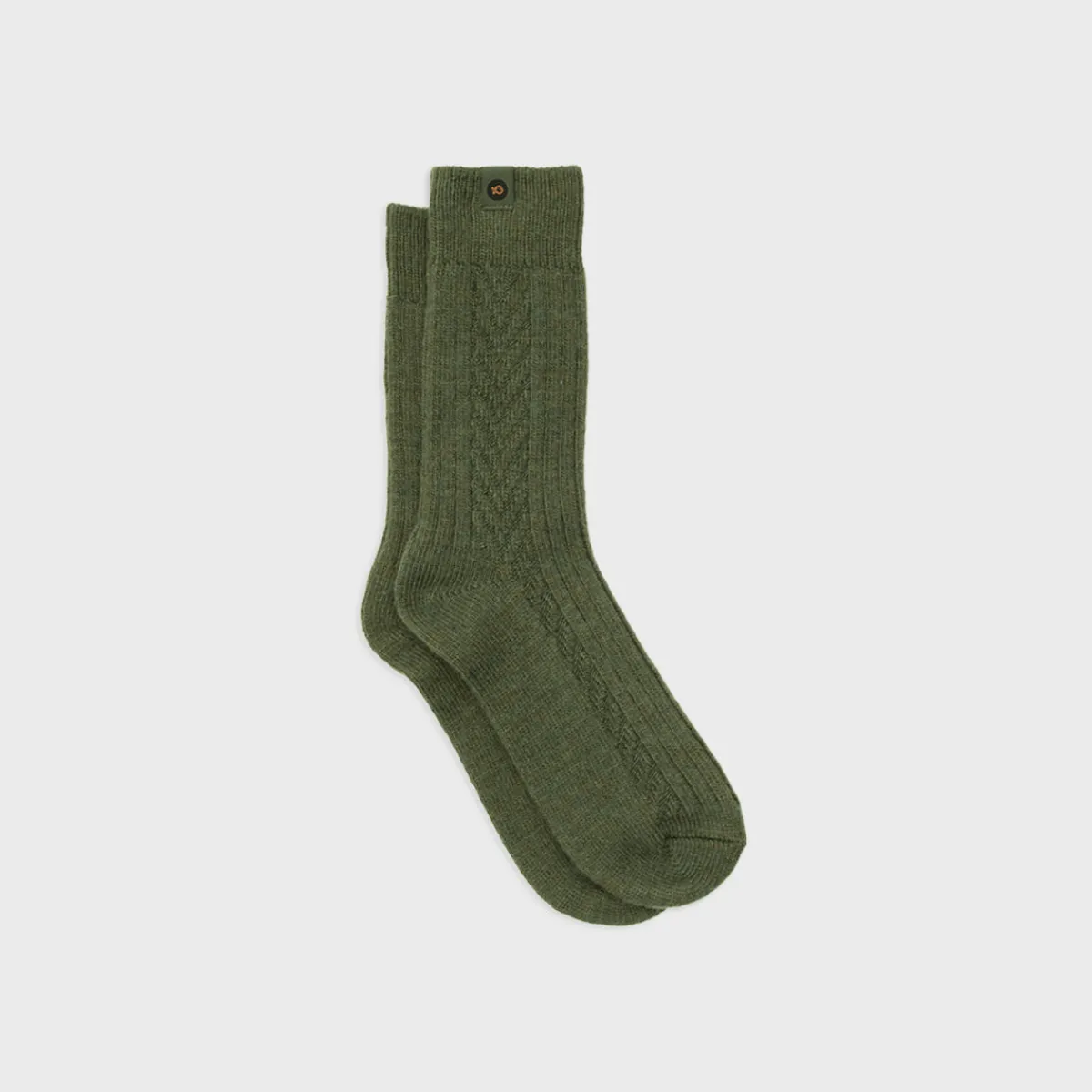 chaussettes_en_laine_kaki_1.webp BILLYBELT Chaussettes en laine>Homme Chaussettes Chaudes | Chaussettes Unies