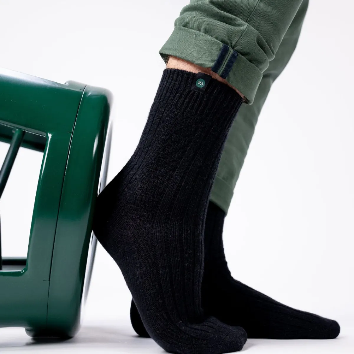 chaussettes_en_laine_noir_0.webp BILLYBELT Chaussettes en laine>Homme Chaussettes Chaudes | Chaussettes Unies