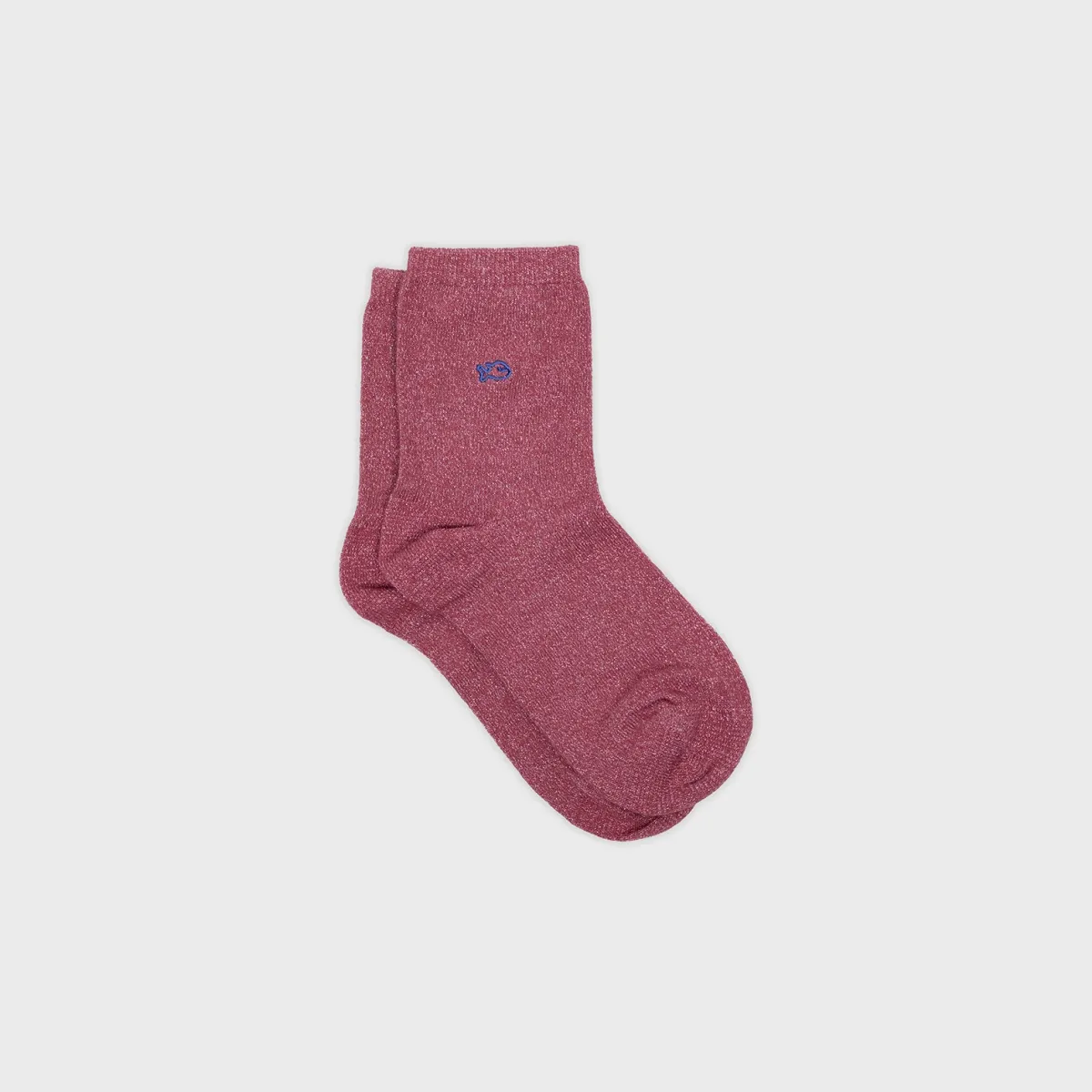 chaussettes_pailletes_en_coton_peign_unies__bois_de_rose_1.webp BILLYBELT Chaussettes pailletées en coton peigné Unies - Bois de rose>Femme Chaussettes Unies