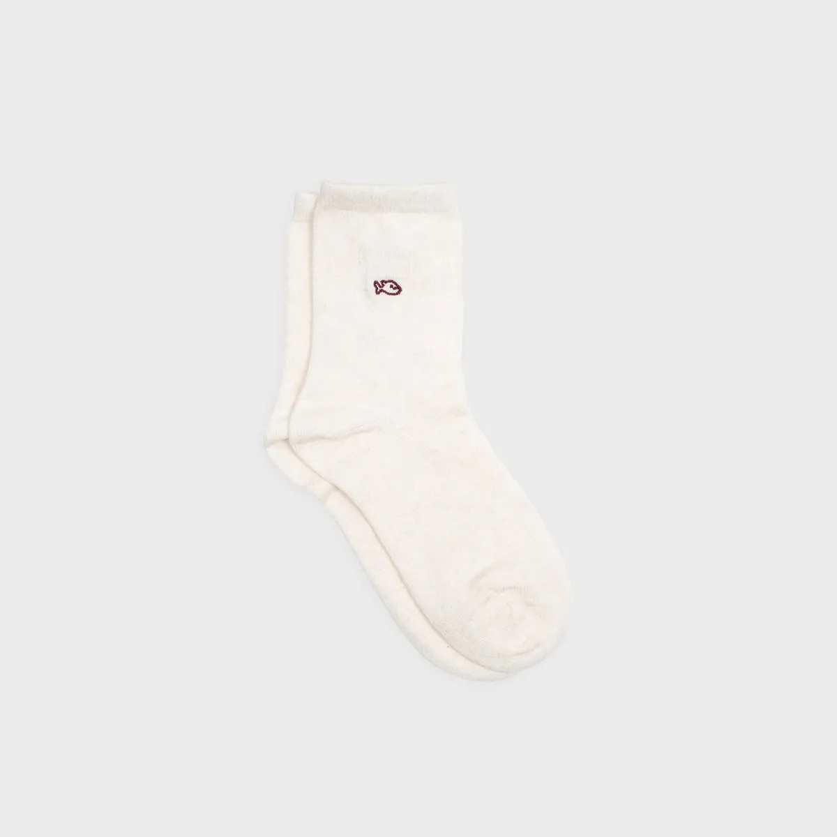 chaussettes_pailletes_en_coton_peign_unies__cru_1.webp BILLYBELT Chaussettes pailletées en coton peigné Unies - Écru>Femme Chaussettes Unies