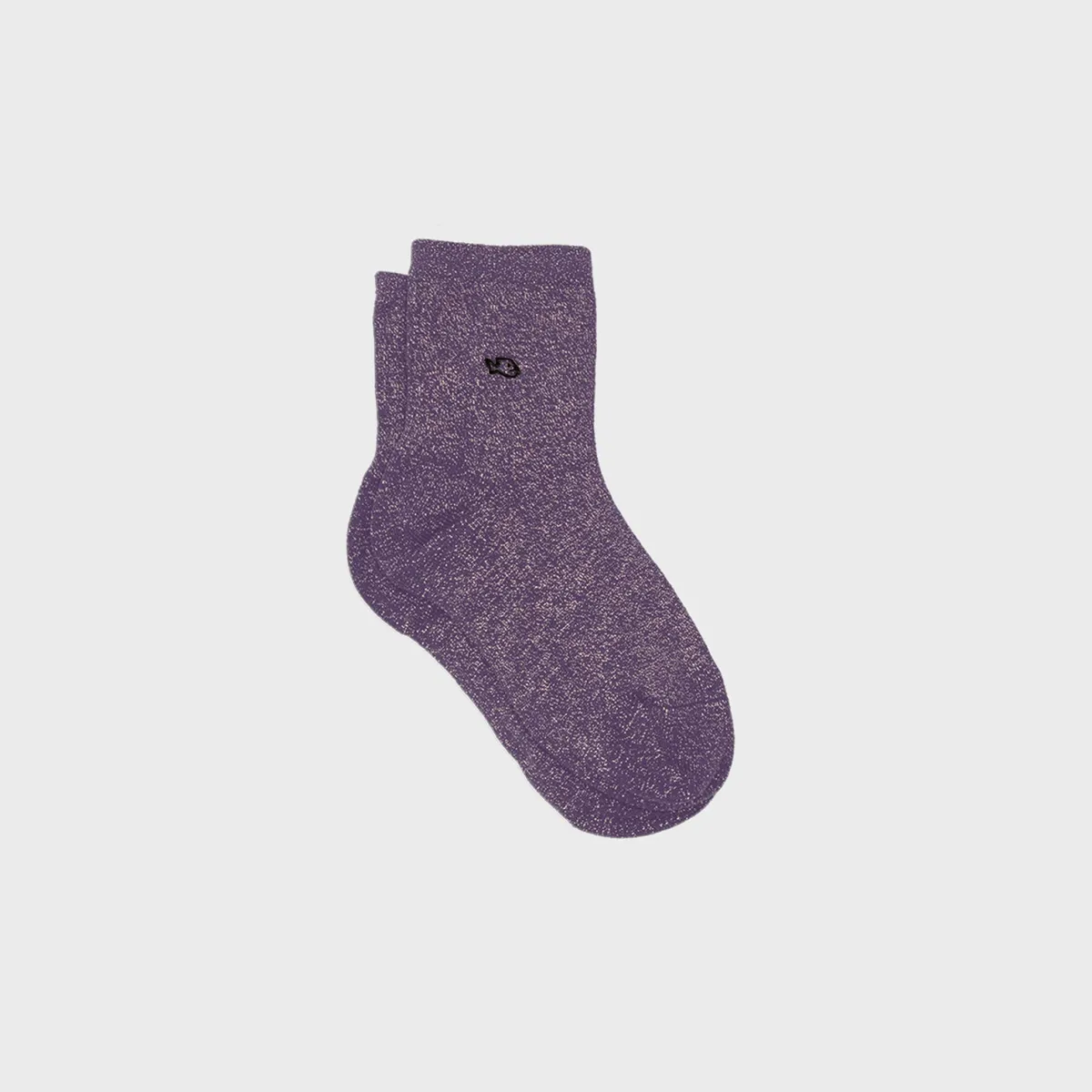chaussettes_pailletes_en_coton_peign_unies__violet_1.webp BILLYBELT Chaussettes pailletées en coton peigné Unies - Violet>Femme Chaussettes Unies