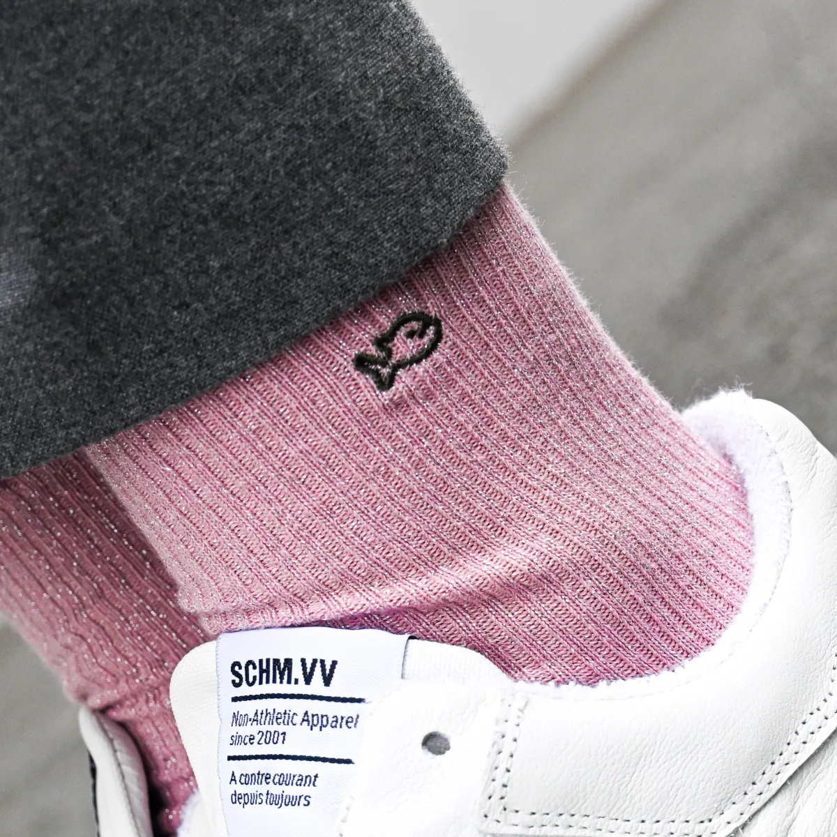 chaussettes_pailletes_en_coton_peign_vintage__rose_0.webp BILLYBELT Chaussettes pailletées en coton peigné Vintage - Rose>Femme Chaussettes Fantaisie