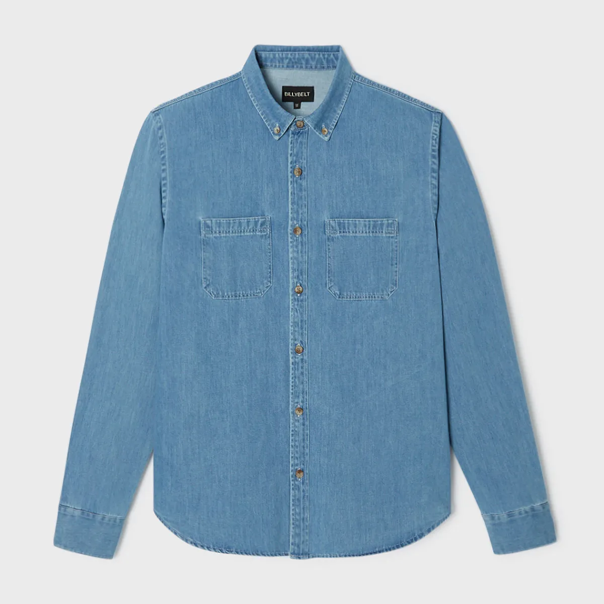 chemise_en_denim_bleu_ciel_1.webp BILLYBELT Chemise en denim> Chemises Et Surchemises