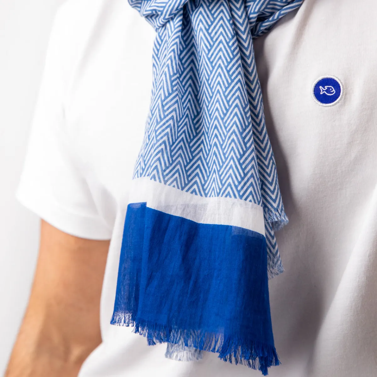 foulard__coton_biologique_biarritz_2.webp BILLYBELT Foulard 100% coton biologique>Homme Pour Homme