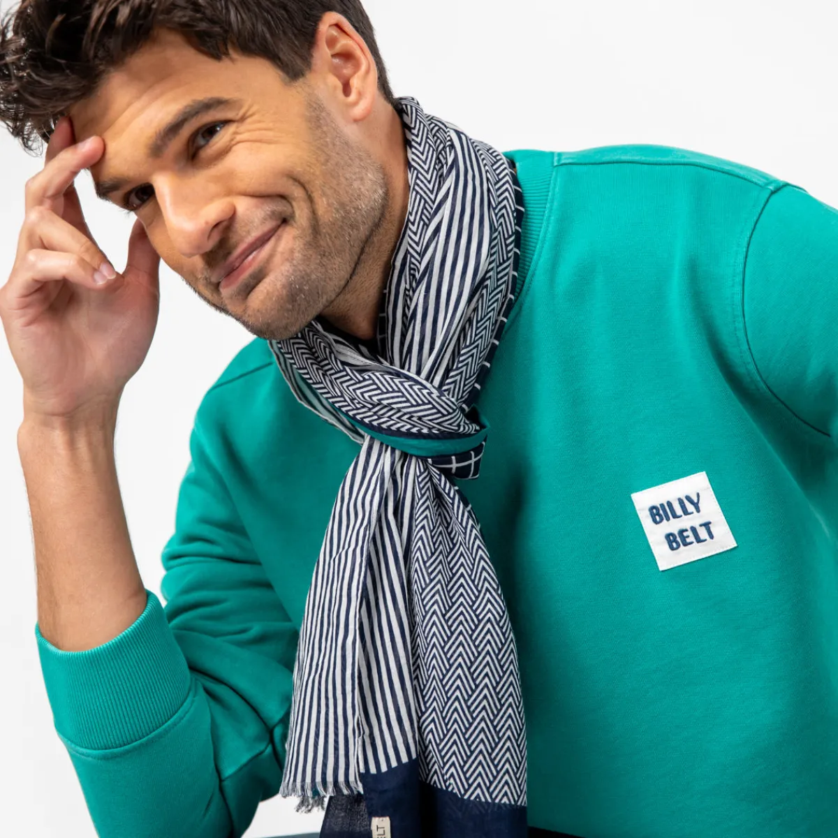 foulard__coton_biologique_dinard_0.webp BILLYBELT Foulard 100% coton biologique>Homme Pour Homme