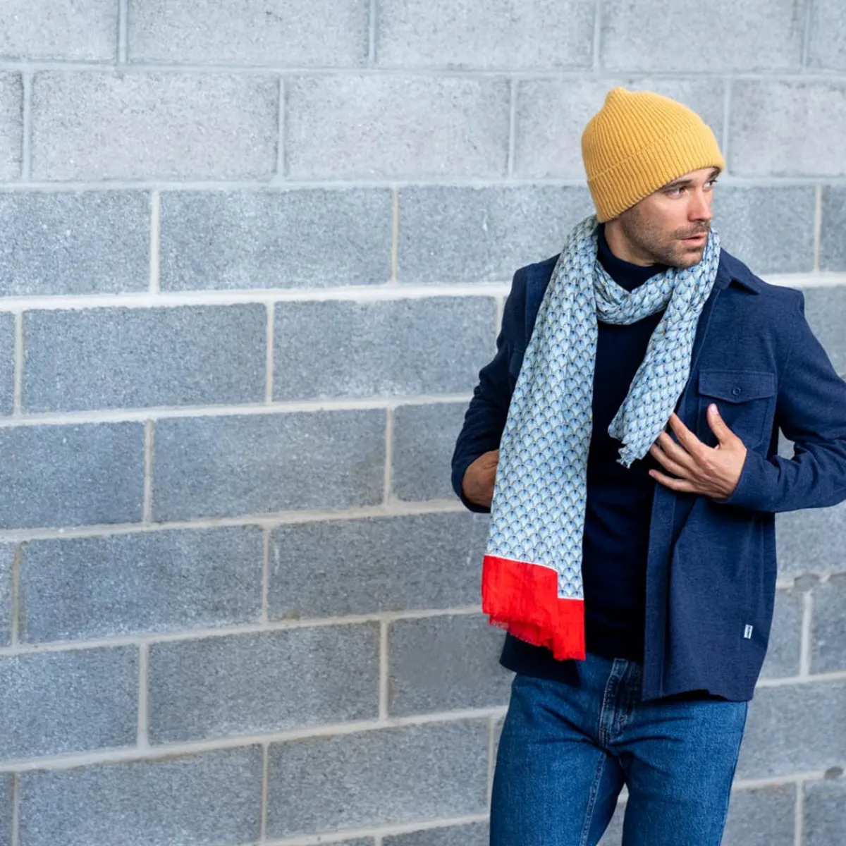 foulard__coton_biologique_firenze_4.webp BILLYBELT Foulard 100% coton biologique Firenze>Homme Pour Homme