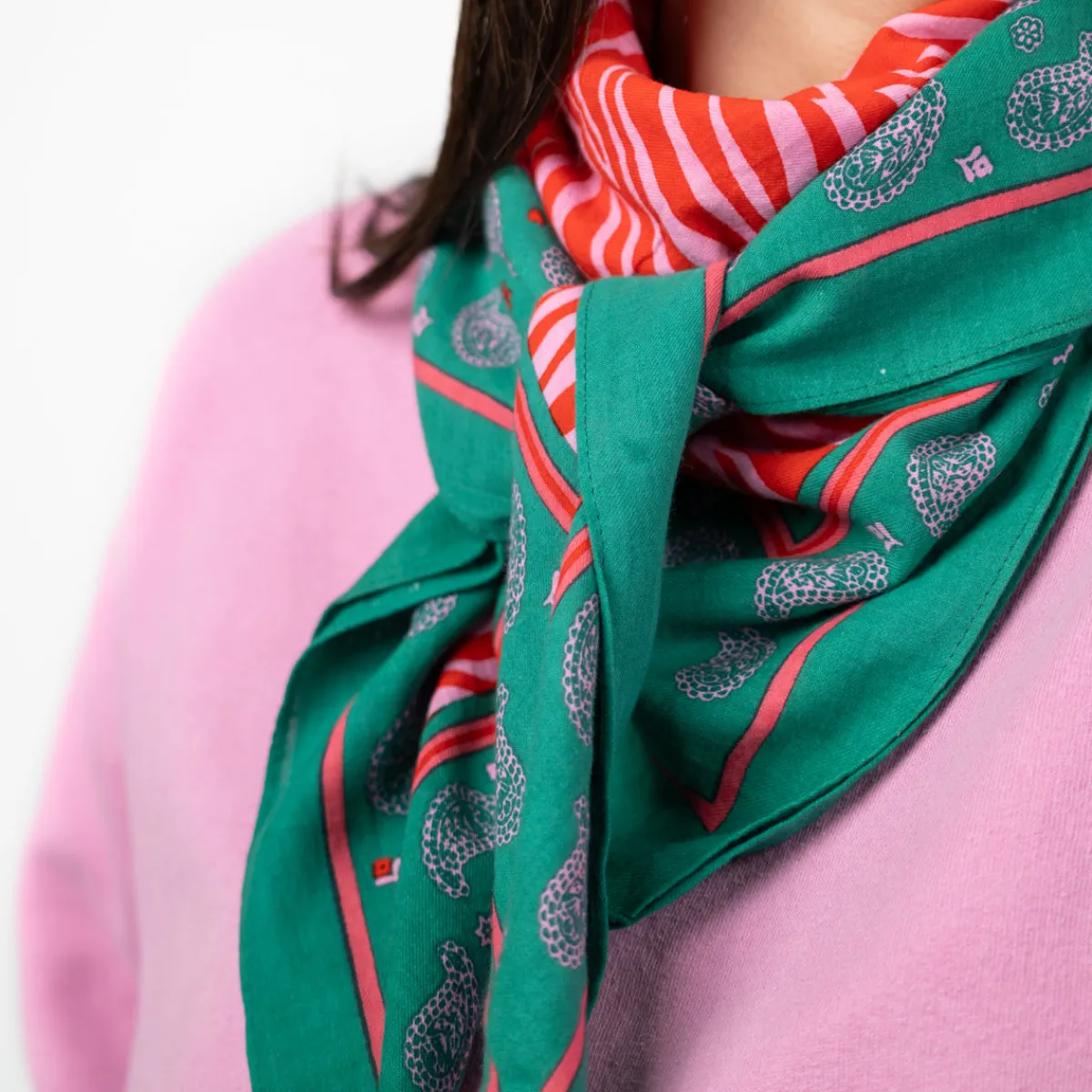 foulard__coton_biologique_lola_3.webp BILLYBELT Foulard 100% coton biologique>Femme Pour Femme