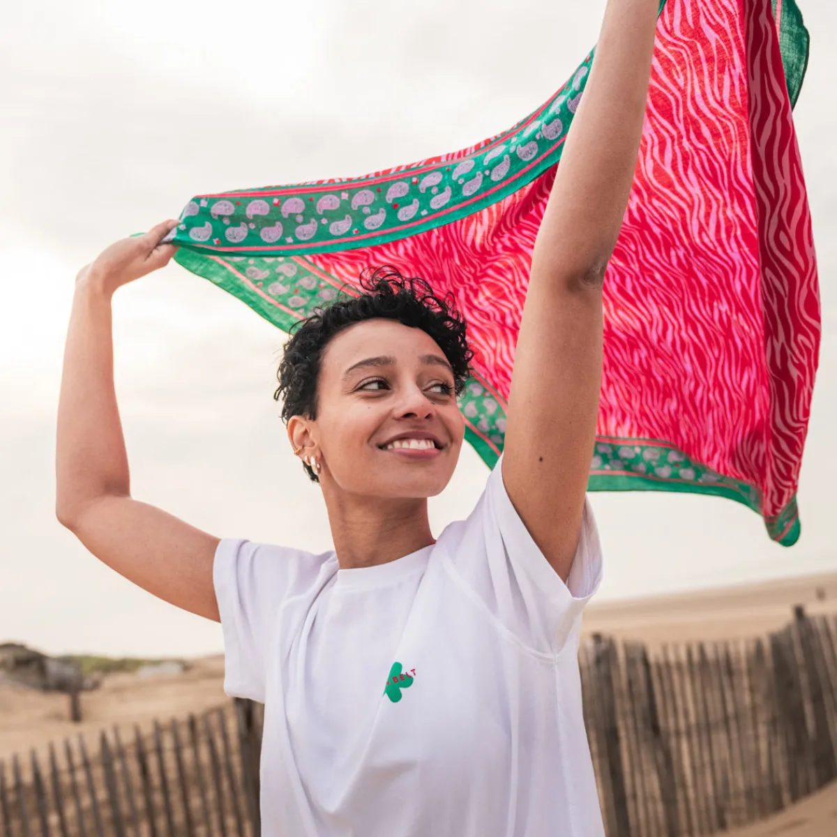 foulard__coton_biologique_lola_5.webp BILLYBELT Foulard 100% coton biologique>Femme Pour Femme