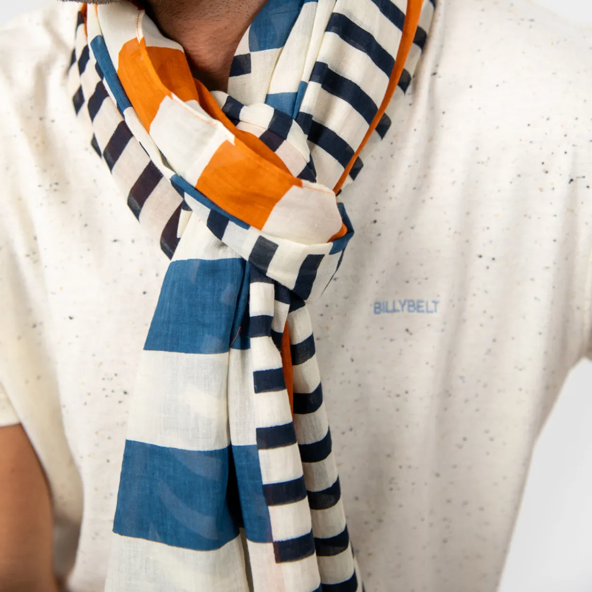 foulard__coton_biologique_nice_2.webp BILLYBELT Foulard 100% coton biologique>Homme Pour Homme