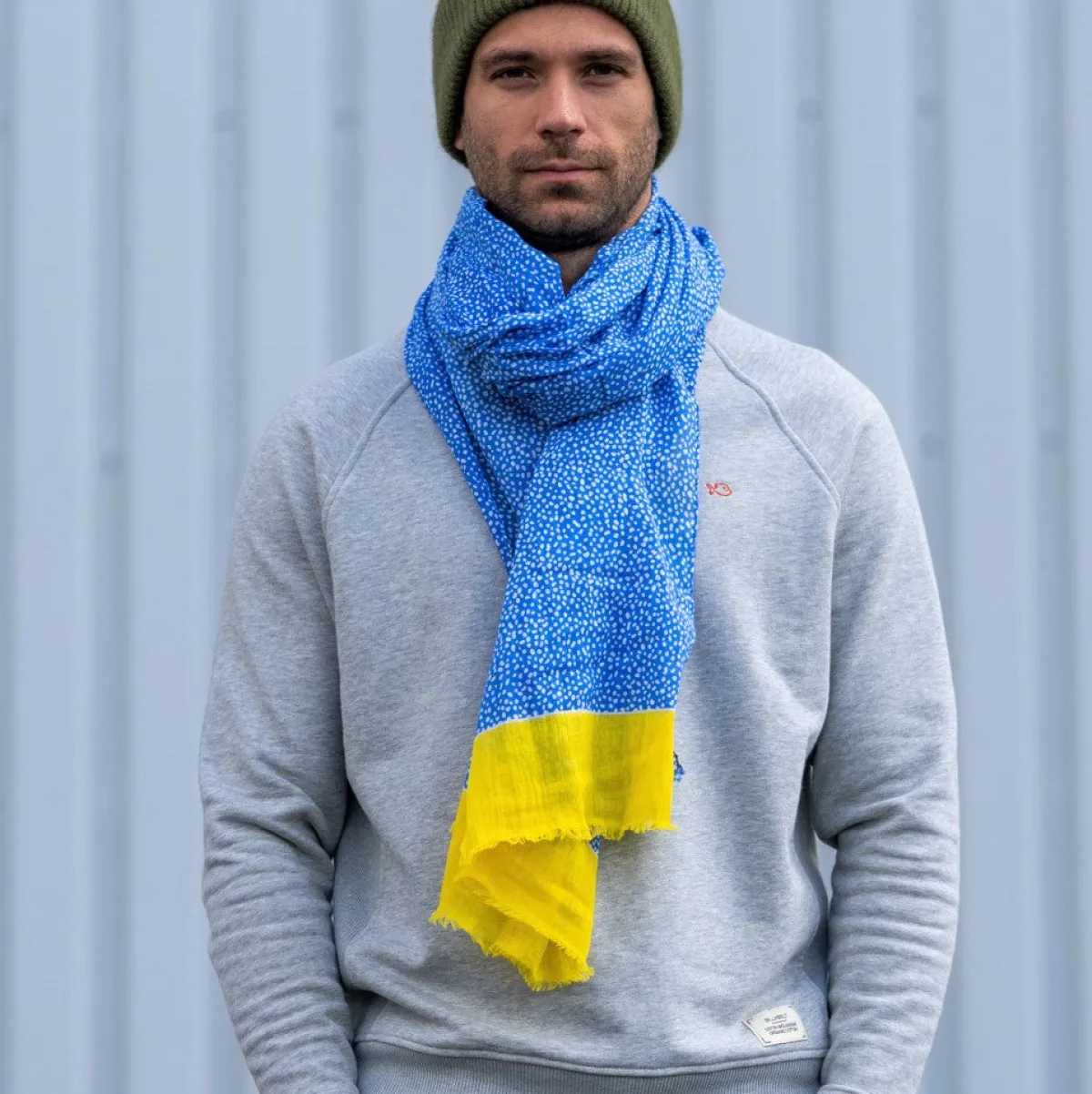 foulard__coton_biologique_santorin_0.webp BILLYBELT Foulard 100% coton biologique Santorin>Homme Pour Homme