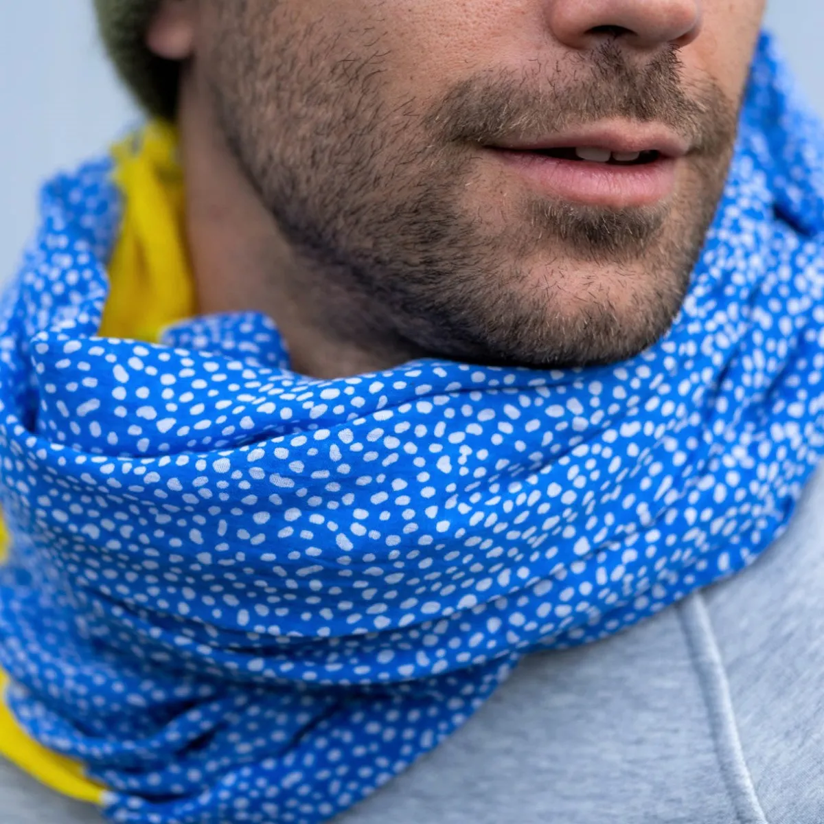 foulard__coton_biologique_santorin_2.webp BILLYBELT Foulard 100% coton biologique Santorin>Homme Pour Homme